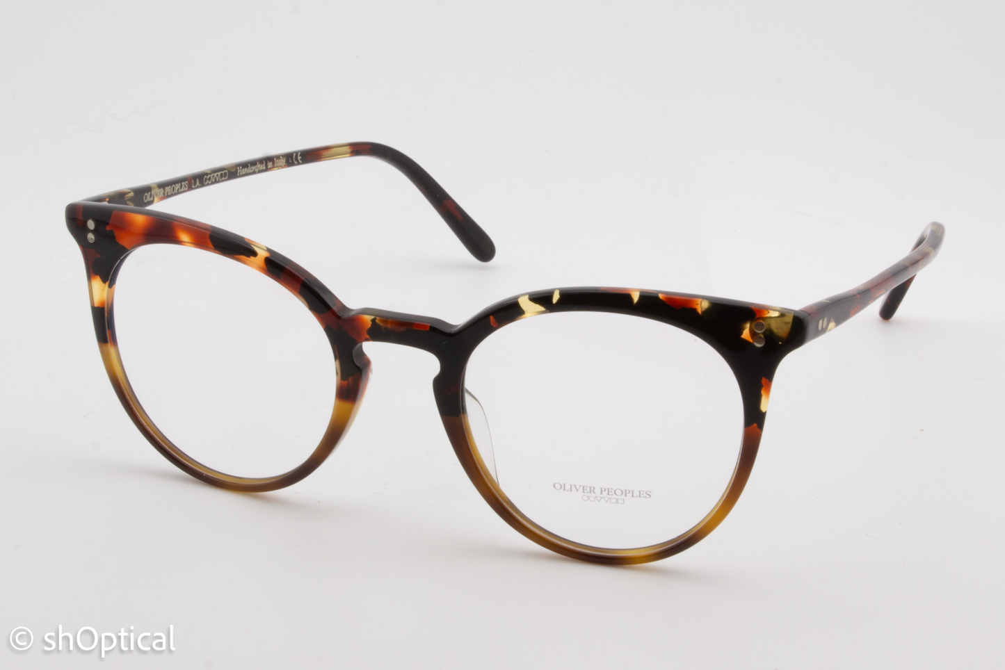 Oliver Peoples OV5348U JONSI  Female Cat Eye Glasses Frame Red Havana 47mm