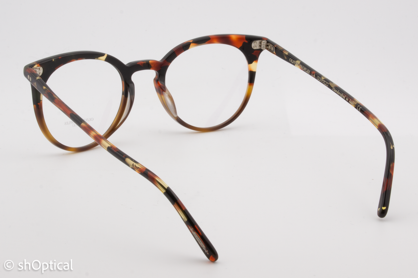 Oliver Peoples OV5348U JONSI  Female Cat Eye Glasses Frame Red Havana 47mm