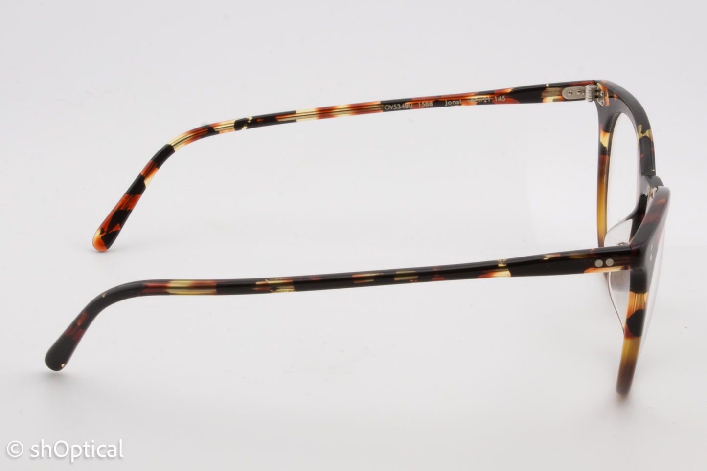 Oliver Peoples OV5348U JONSI  Female Cat Eye Glasses Frame Red Havana 47mm