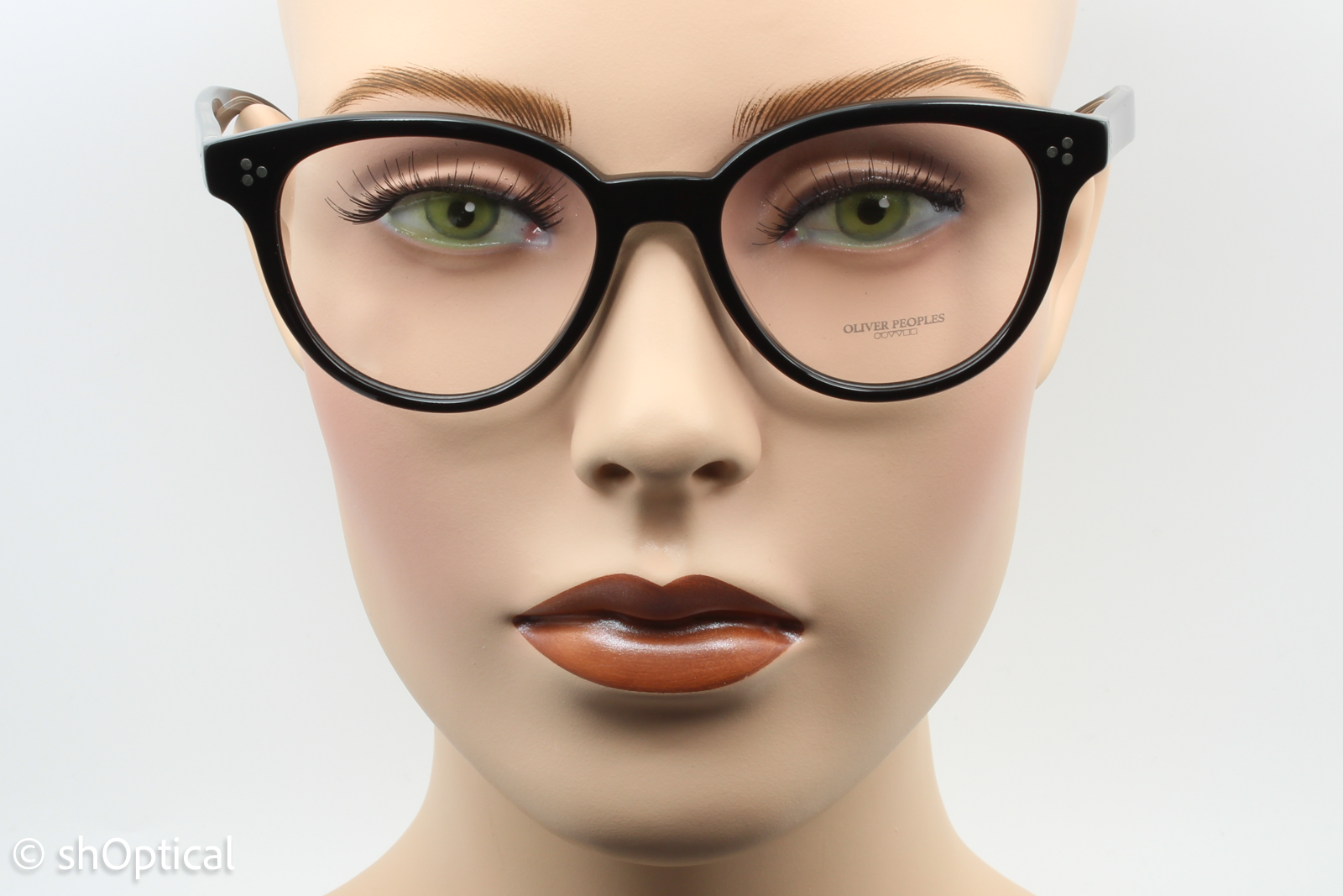 Oliver Peoples OV5357U/MARTELLE  Female Cat Eye Glasses Frame Black 51mm