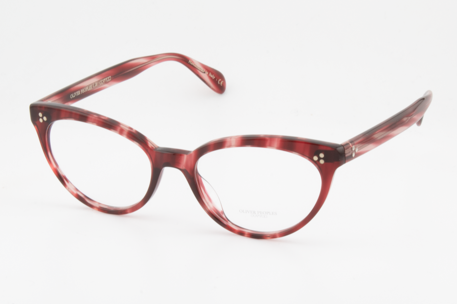 Oliver Peoples OV5380U  Female Cat Eye Glasses Frame Cherry Cocobolo 53mm