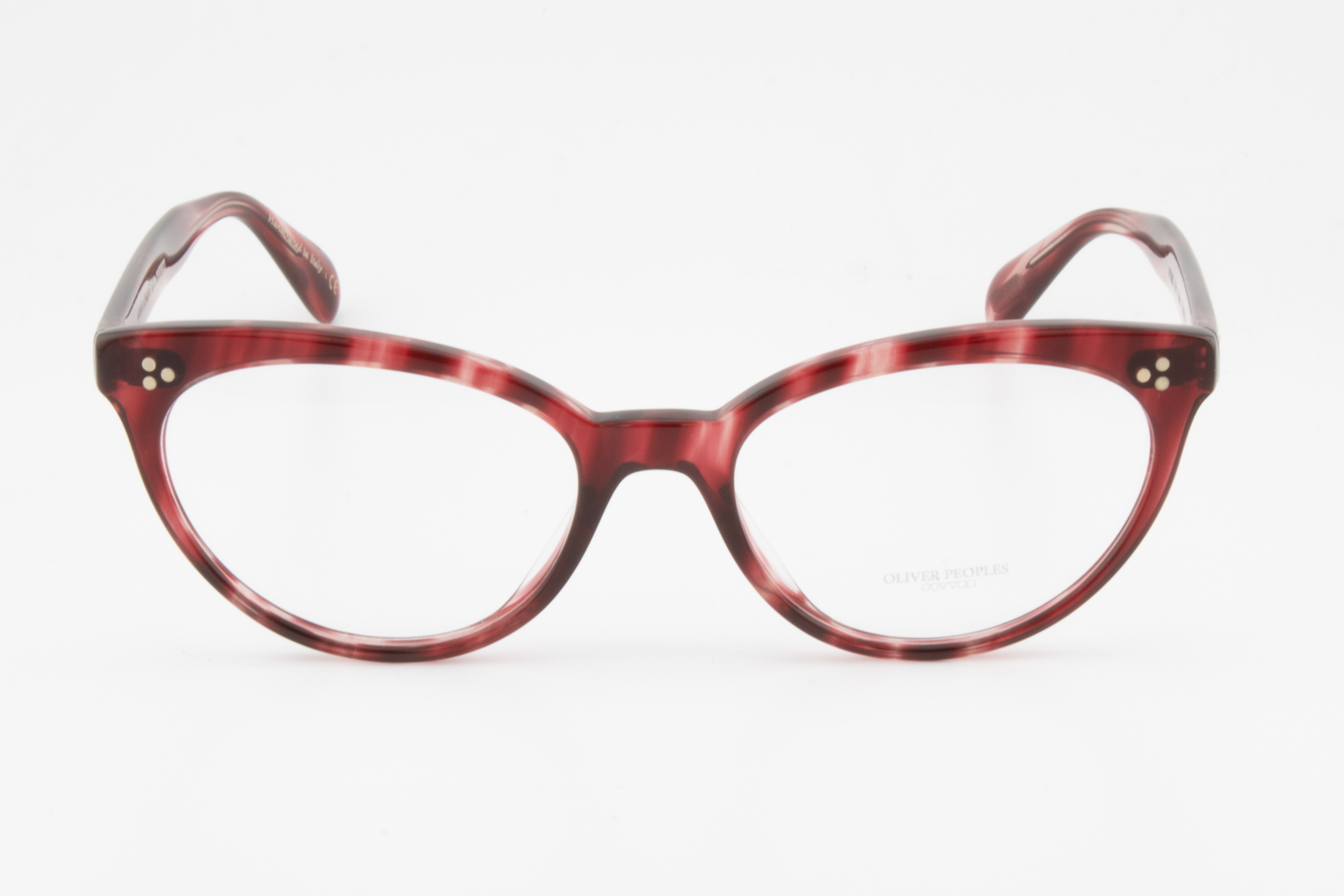 Oliver Peoples OV5380U  Female Cat Eye Glasses Frame Cherry Cocobolo 53mm