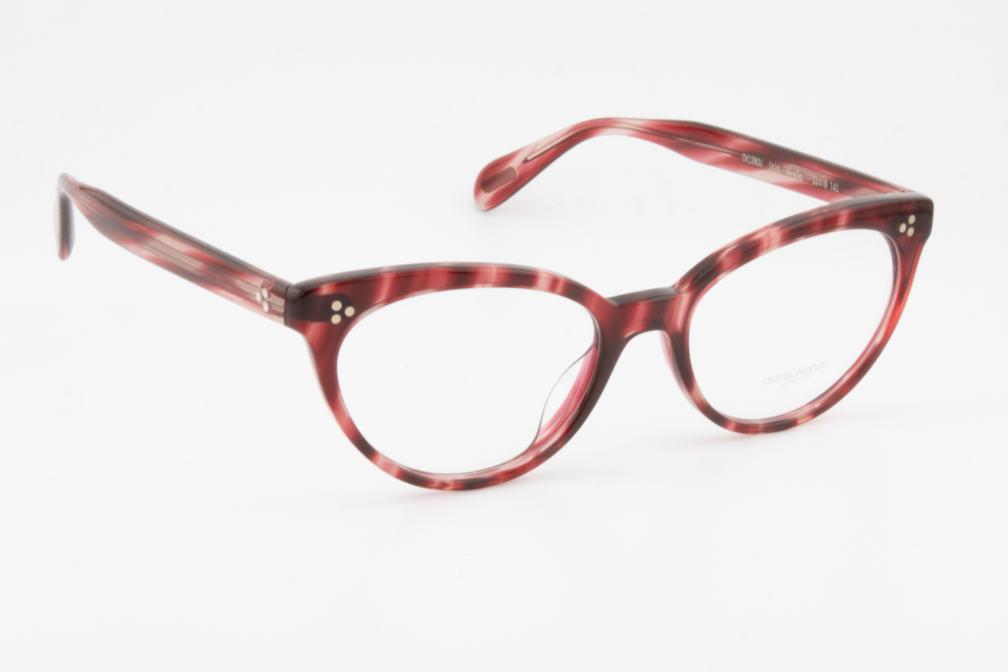 Oliver Peoples OV5380U  Female Cat Eye Glasses Frame Cherry Cocobolo 53mm