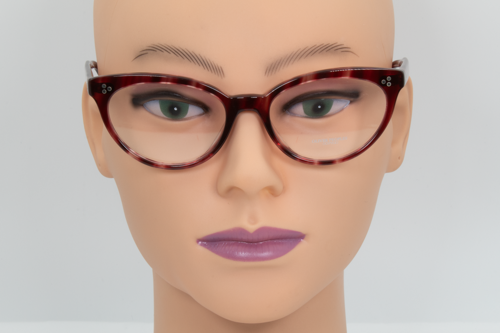 Oliver Peoples OV5380U  Female Cat Eye Glasses Frame Cherry Cocobolo 53mm