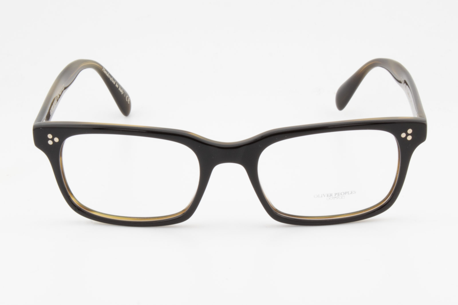 Oliver Peoples OV5381U Cavalon  Male Rectangular Glasses Frame Black and olive tortoise 53mm