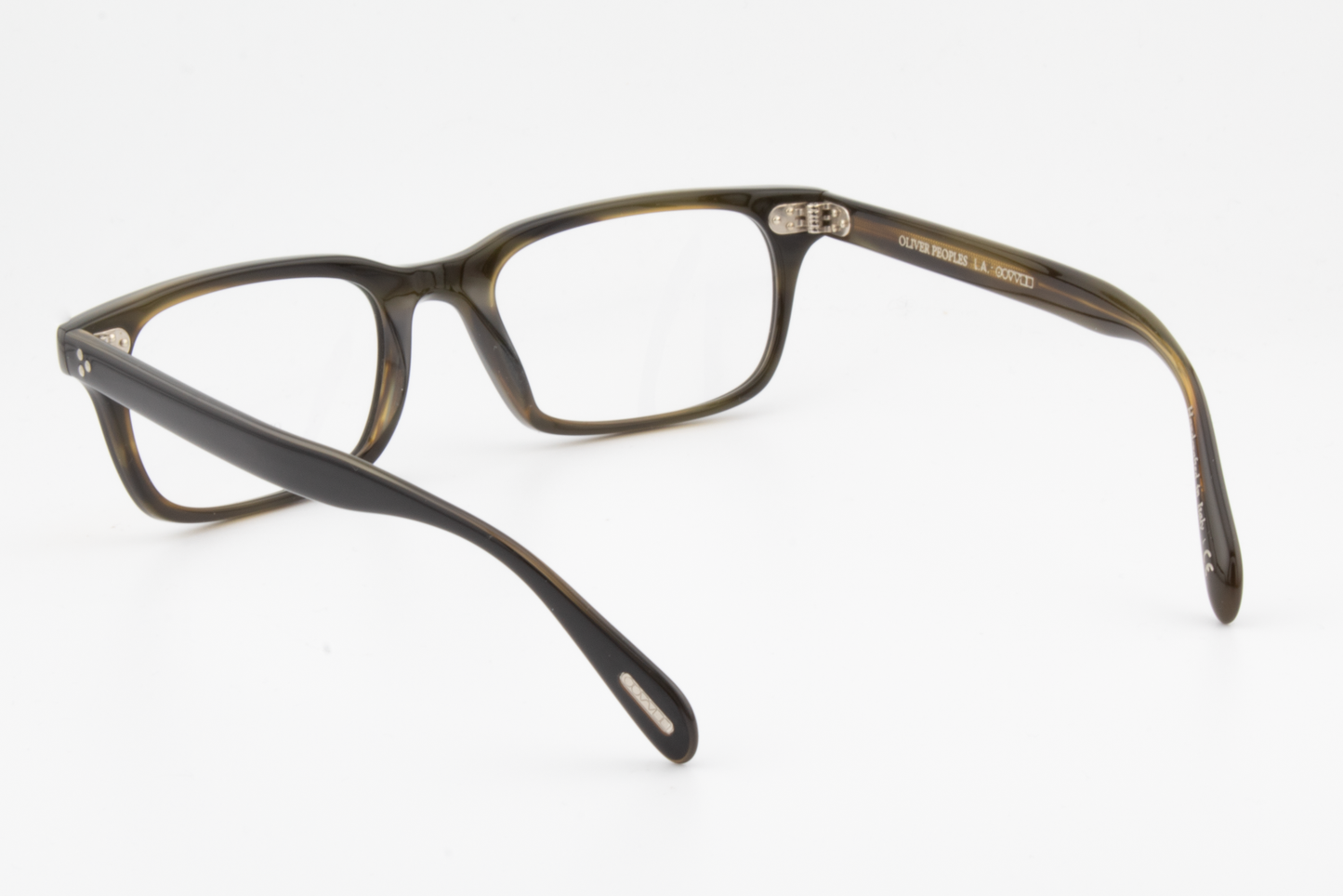 Oliver Peoples OV5381U Cavalon  Male Rectangular Glasses Frame Black and olive tortoise 53mm