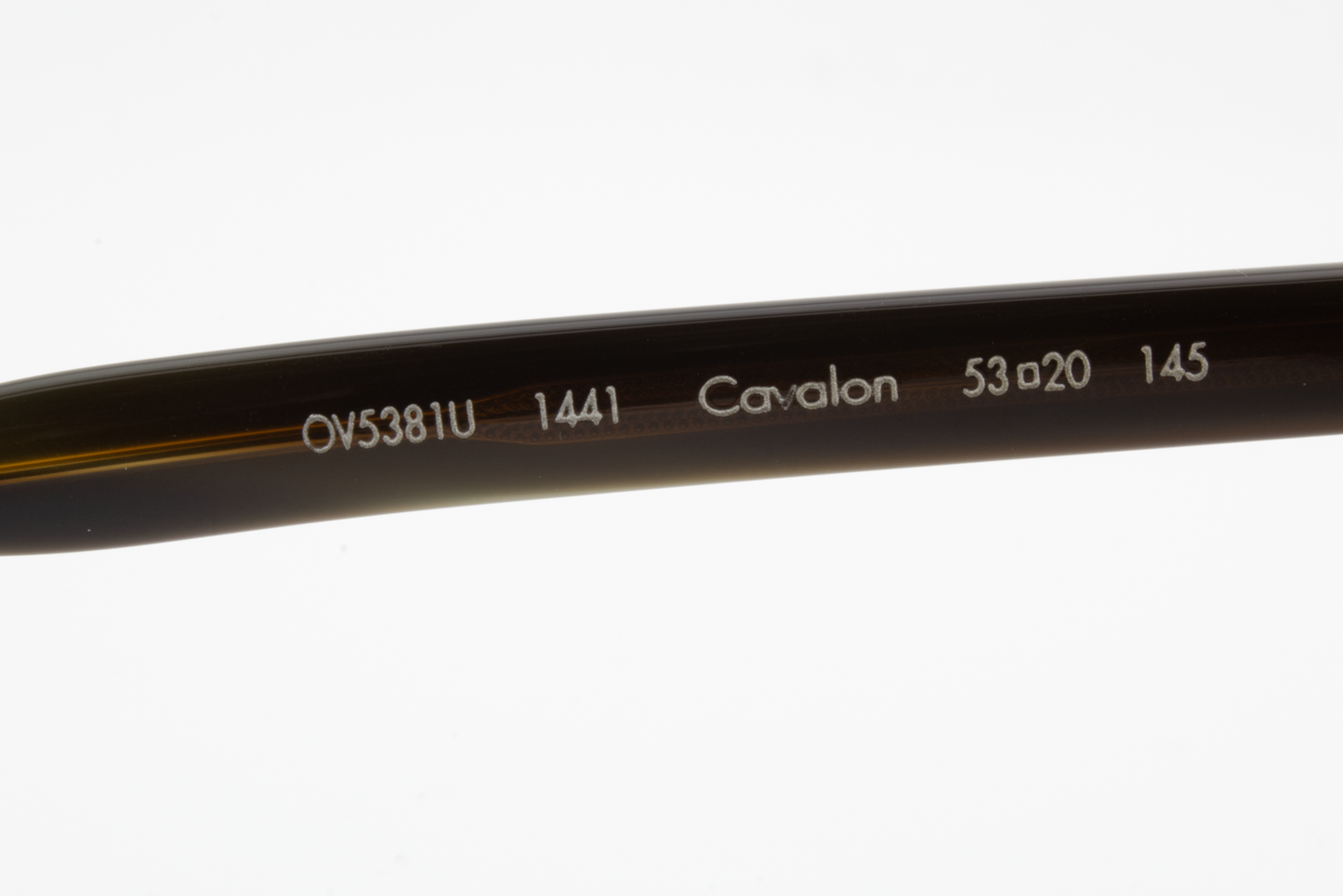 Oliver Peoples OV5381U Cavalon  Male Rectangular Glasses Frame Black and olive tortoise 53mm