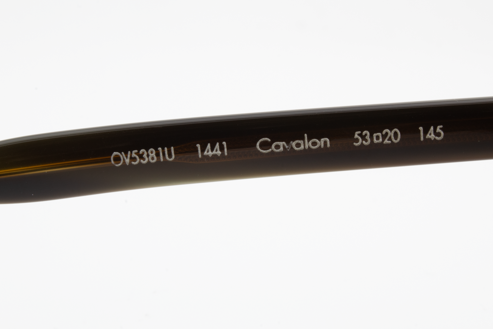 Oliver Peoples OV5381U Cavalon  Male Rectangular Glasses Frame Black and olive tortoise 53mm