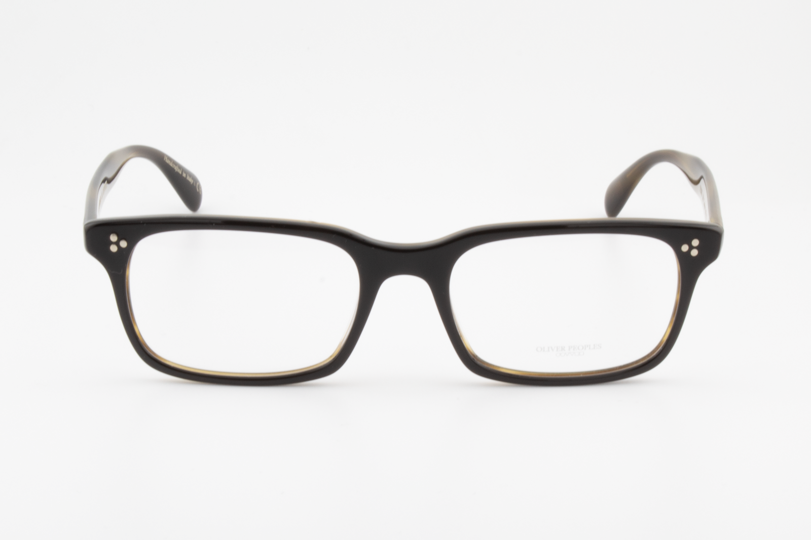 Oliver Peoples OV5381U Cavalon  Male Rectangular Glasses Frame Black and Olive tortoise 56mm