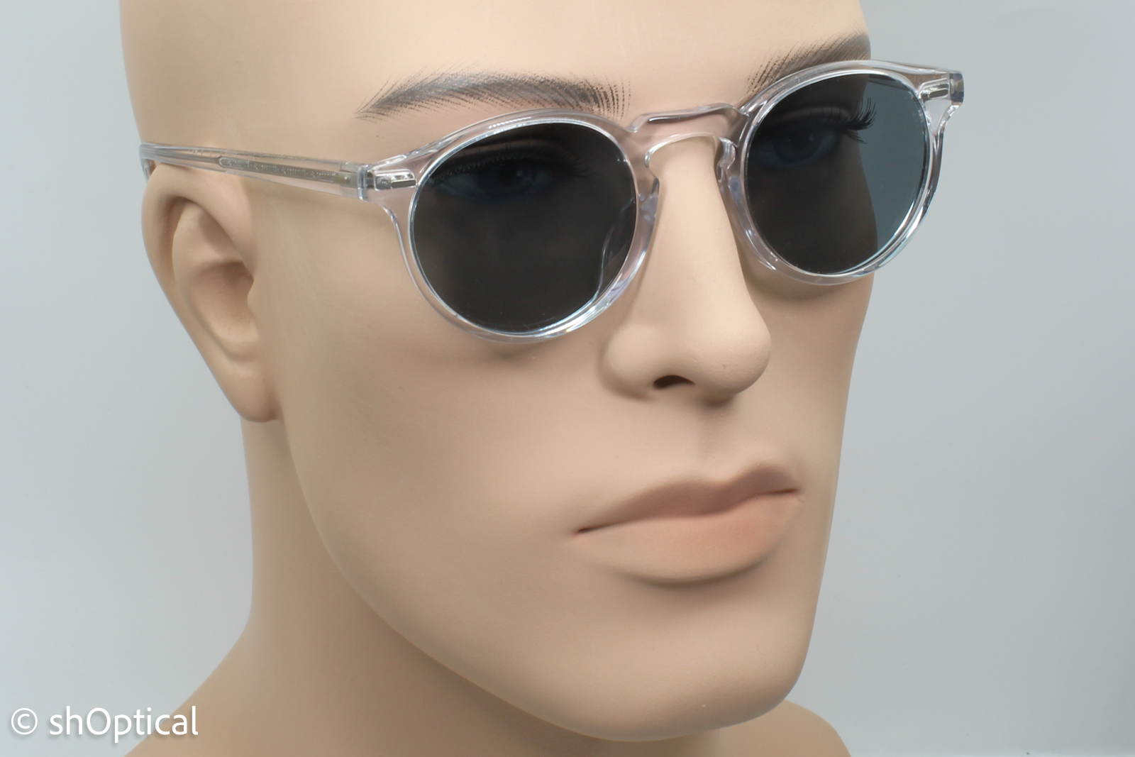 Oliver Peoples OV5127S Gregory Peck Sun 1101 Mens Full Rim Sunglasses Clear 47mm