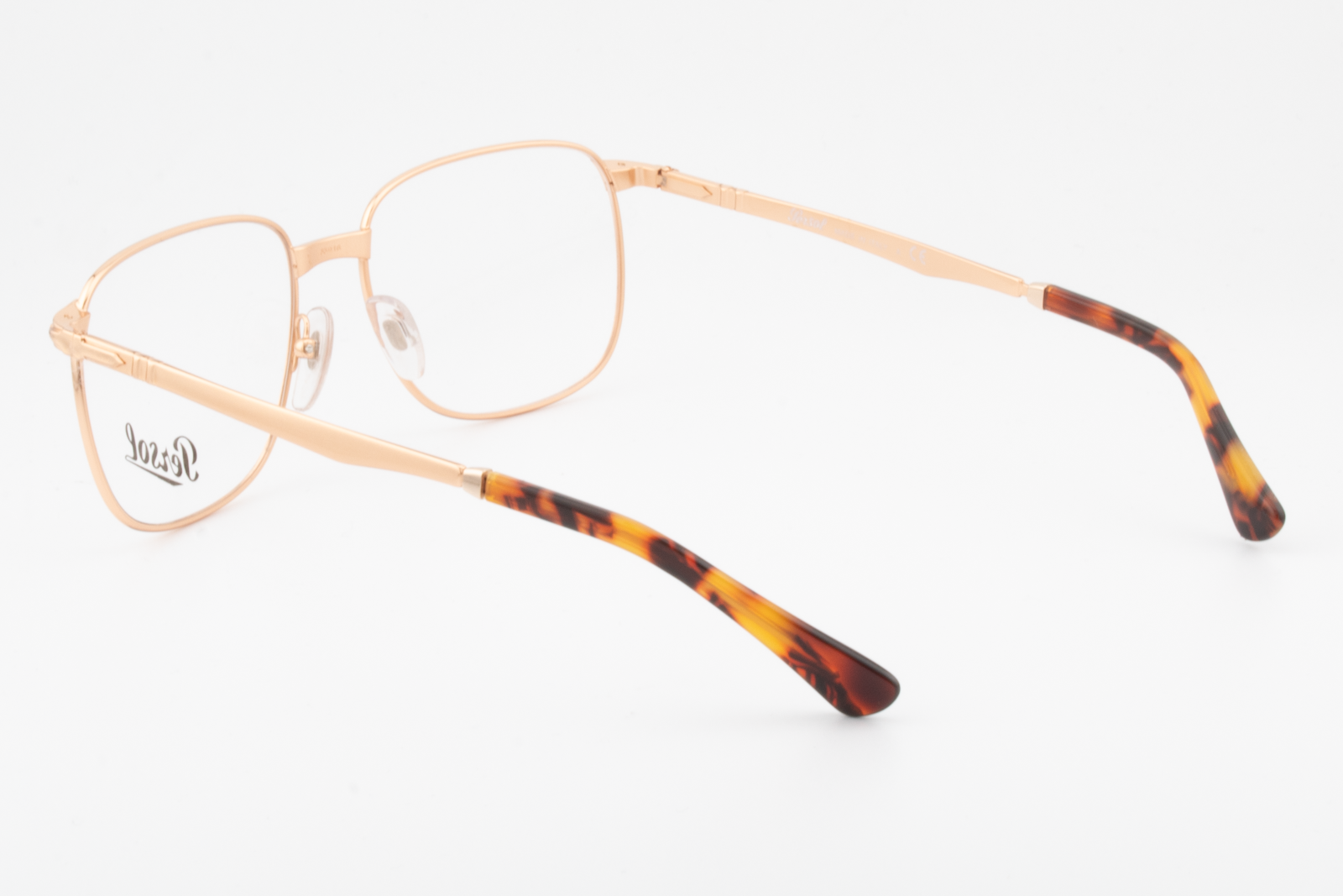 Persol 2462V  Unisex Square Glasses Frame Copper 55mm