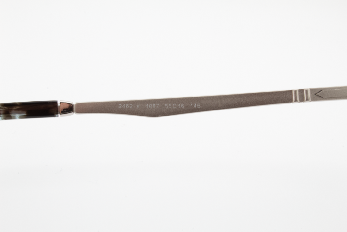 Persol 2462V  Unisex Square Glasses Frame Silver and Blue 55mm