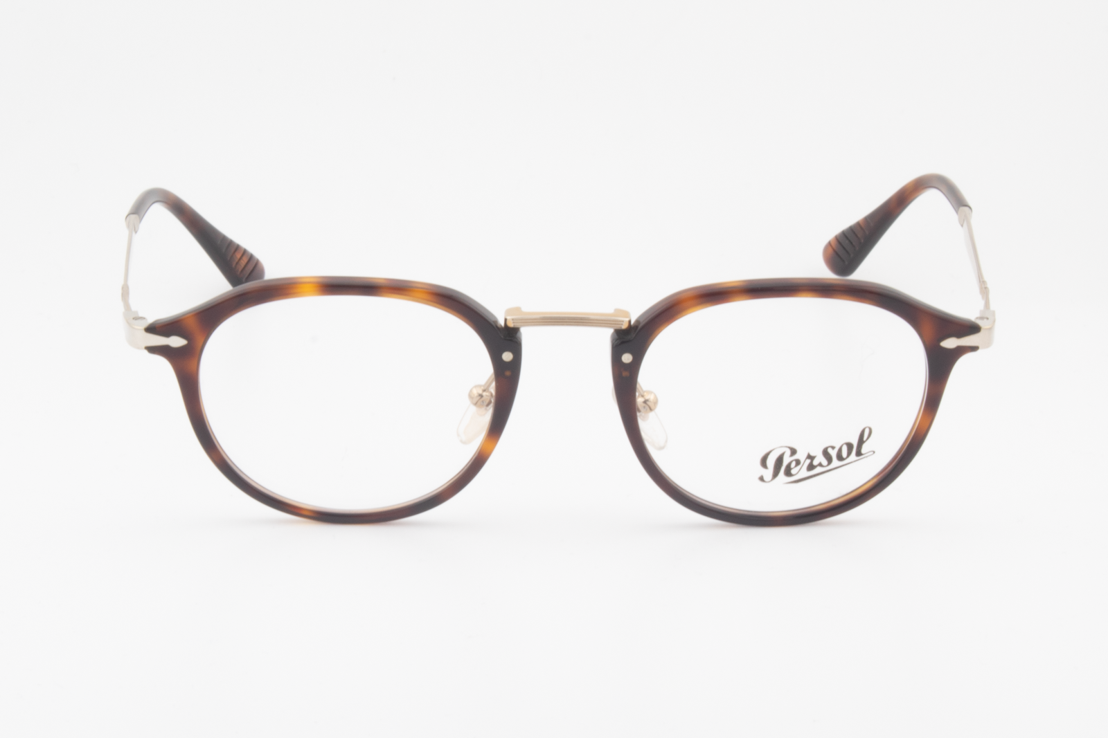Persol 3168-V  Female Round Glasses Frame Brown 50mm