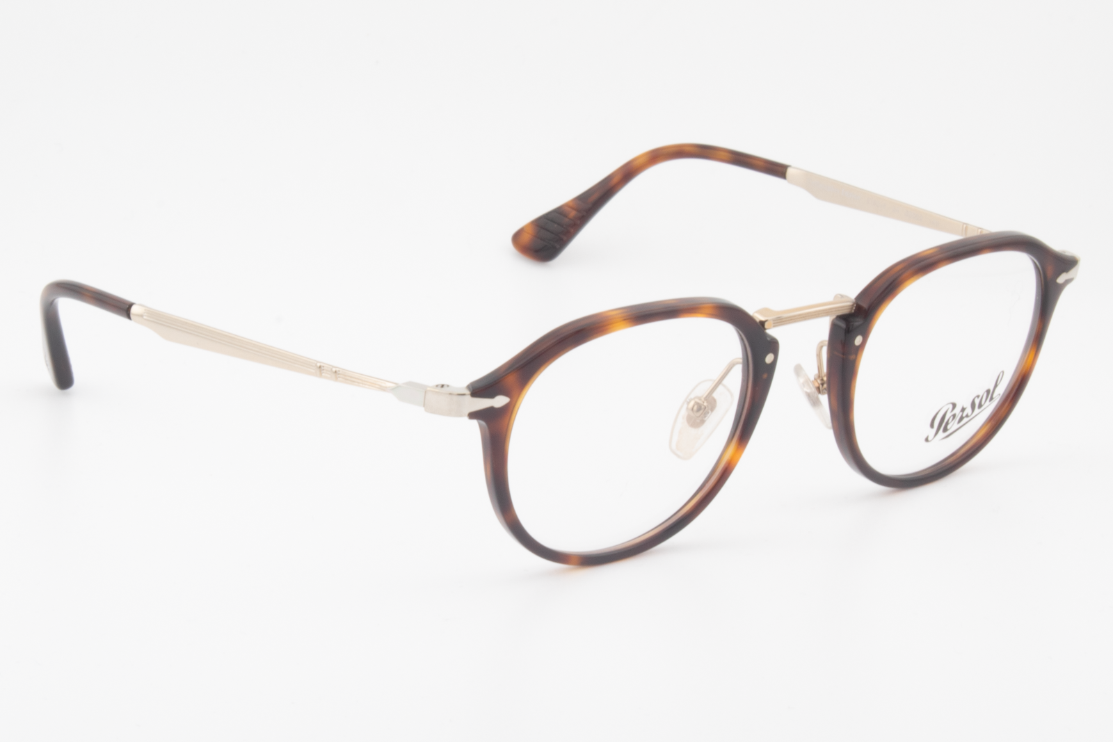 Persol 3168-V  Female Round Glasses Frame Brown 50mm