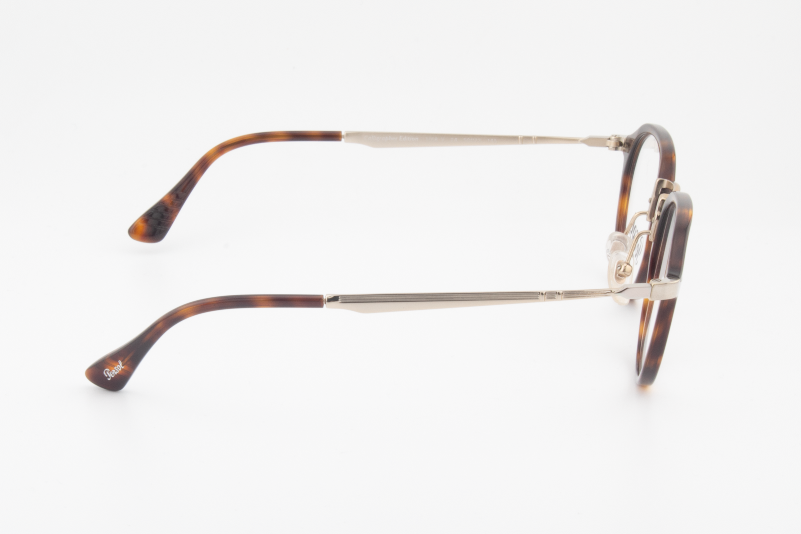 Persol 3168-V  Female Round Glasses Frame Brown 50mm