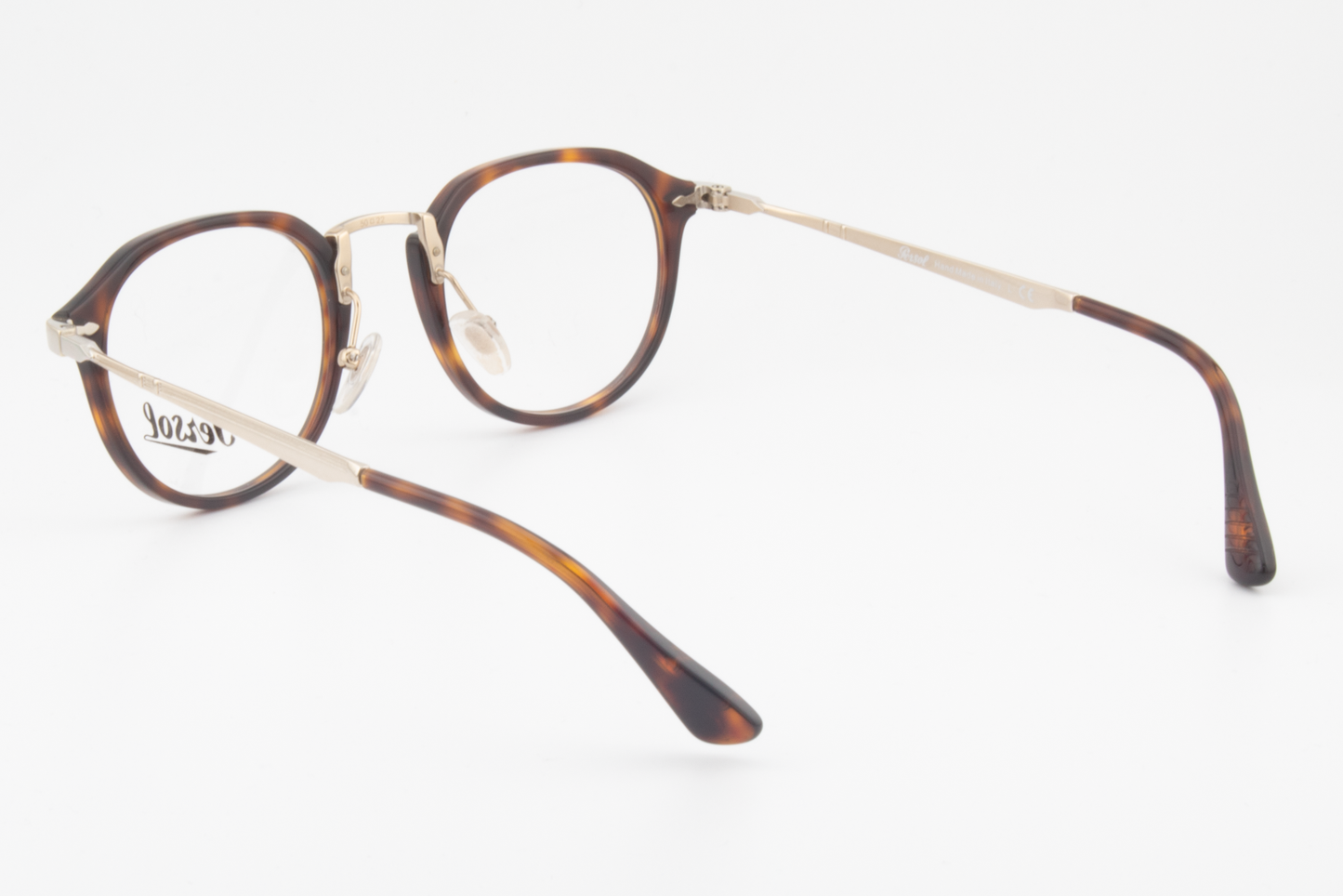Persol 3168-V  Female Round Glasses Frame Brown 50mm