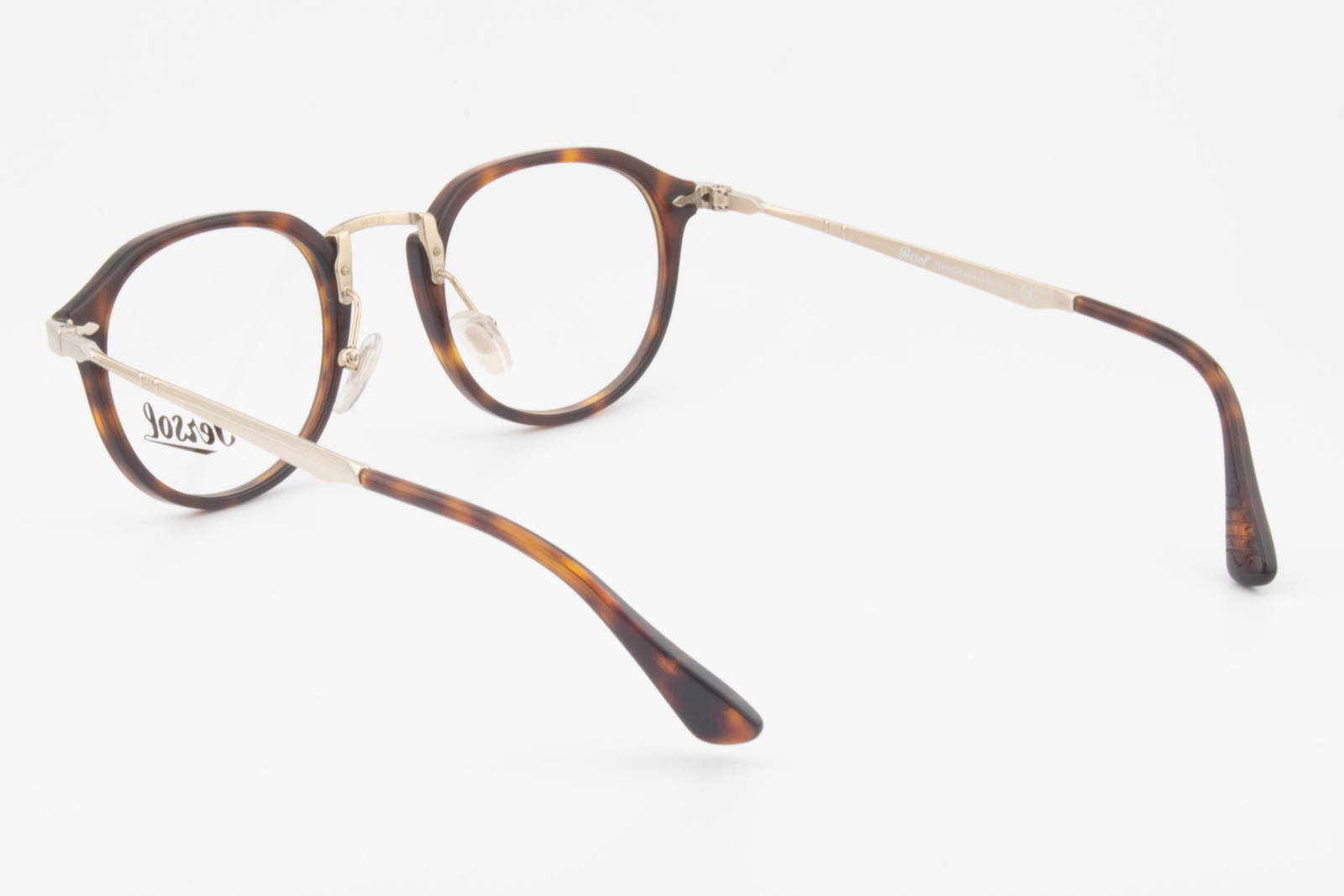 Persol 3168-V  Female Round Glasses Frame Brown 50mm