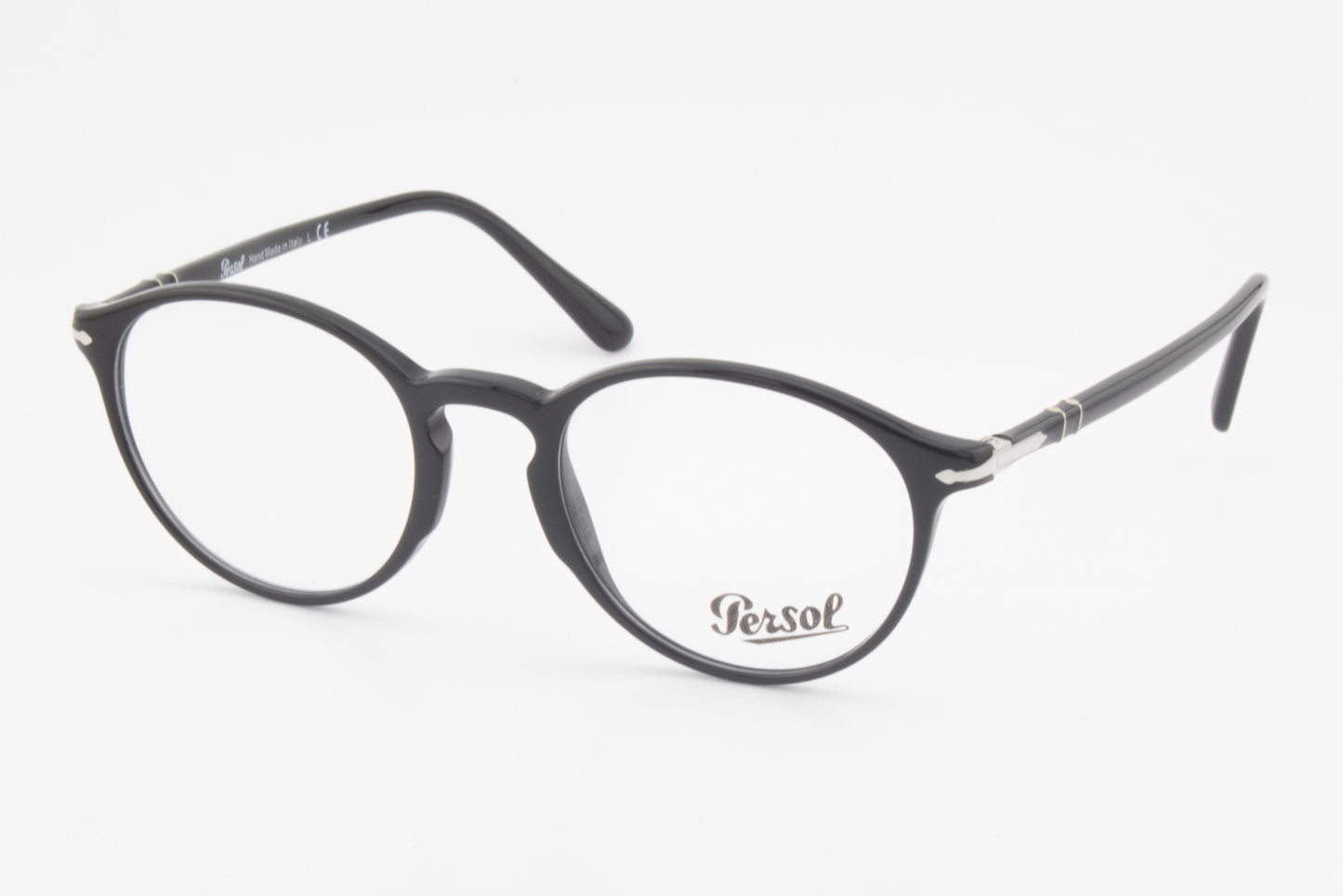 Persol 3174-V  Unisex Round Glasses Frame Black 51mm