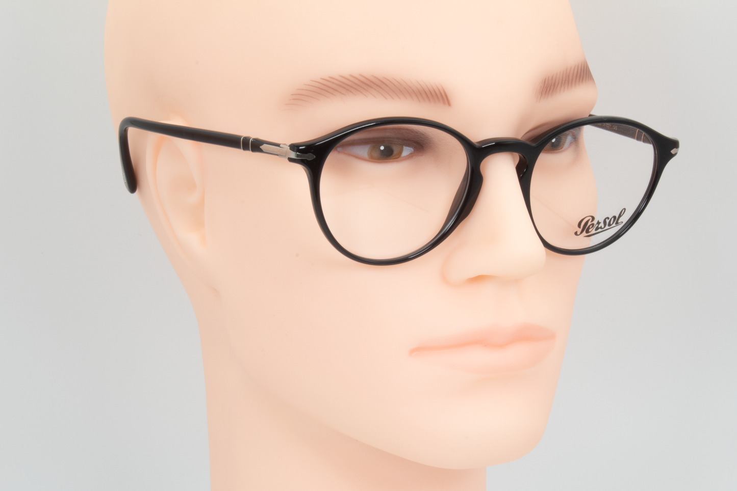 Persol 3174-V  Unisex Round Glasses Frame Black 51mm