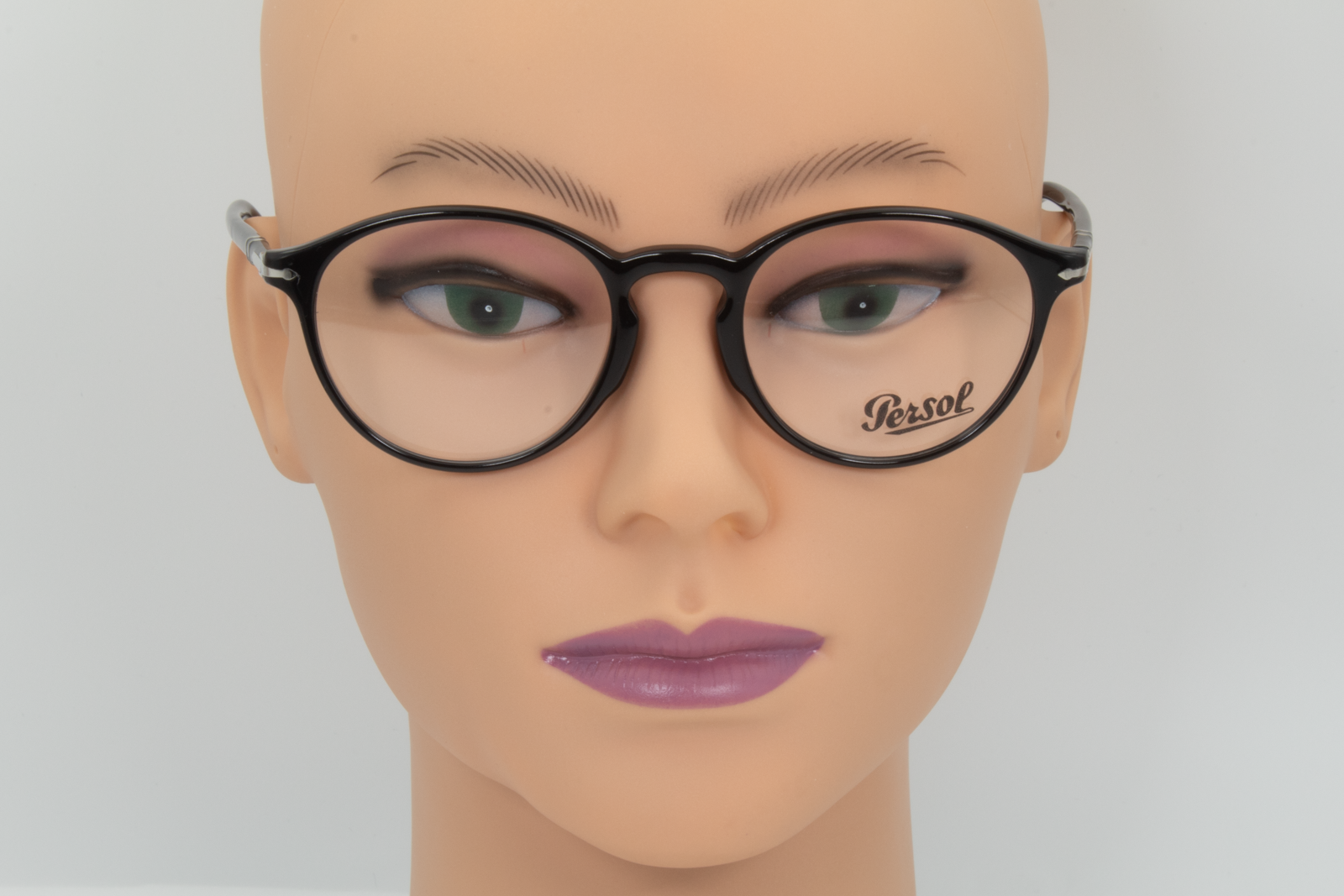 Persol 3174-V  Unisex Round Glasses Frame Black 51mm