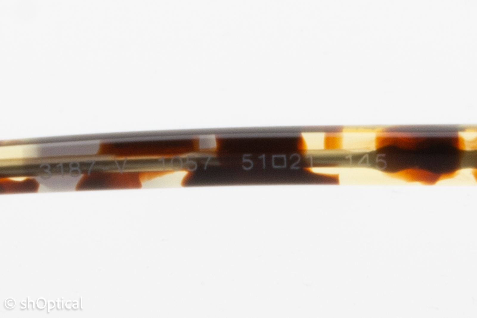 Persol 3187-V  Female Square Glasses Frame Havana 51mm