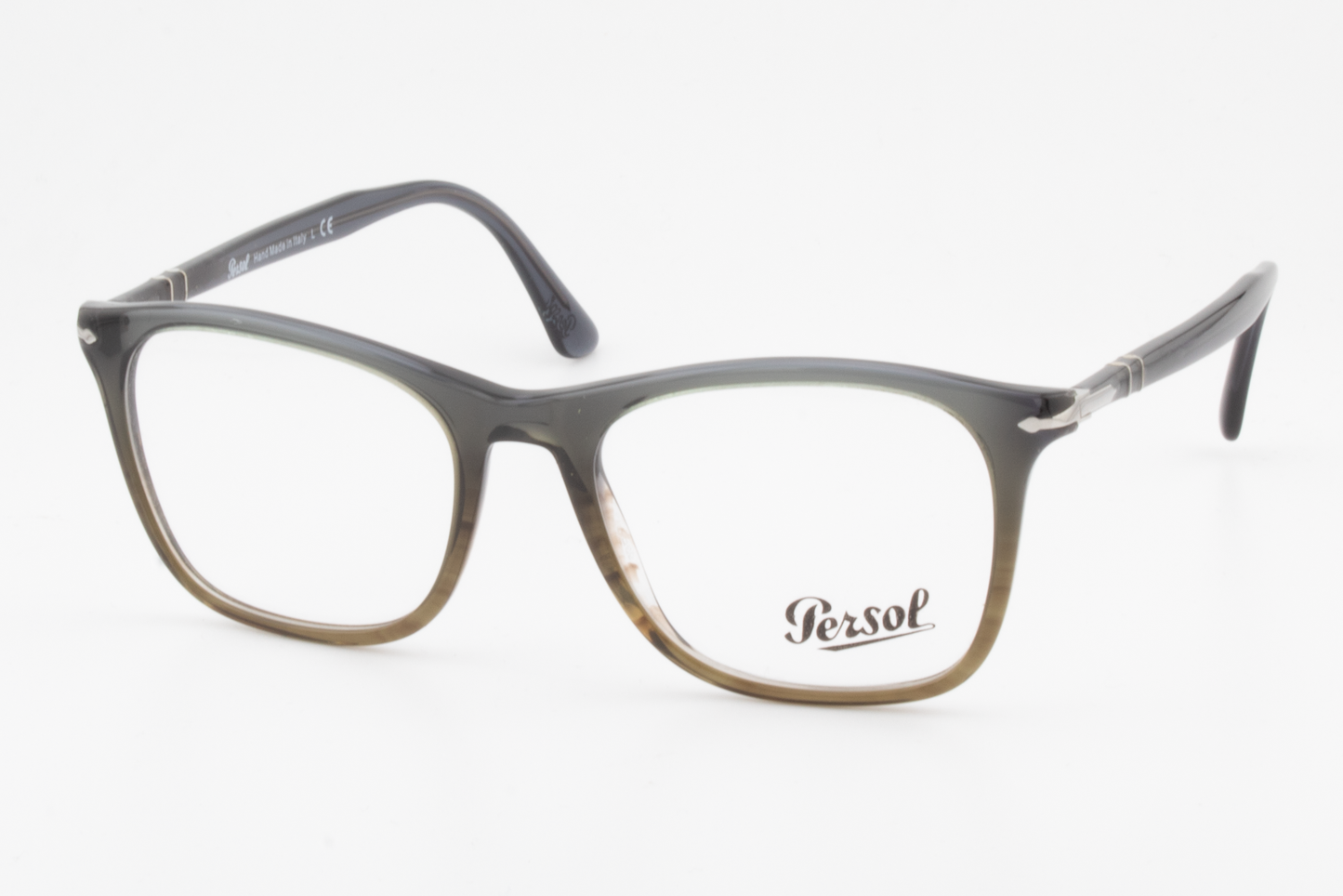 Persol 3188-V  Female Square Glasses Frame Green, Grey 53mm