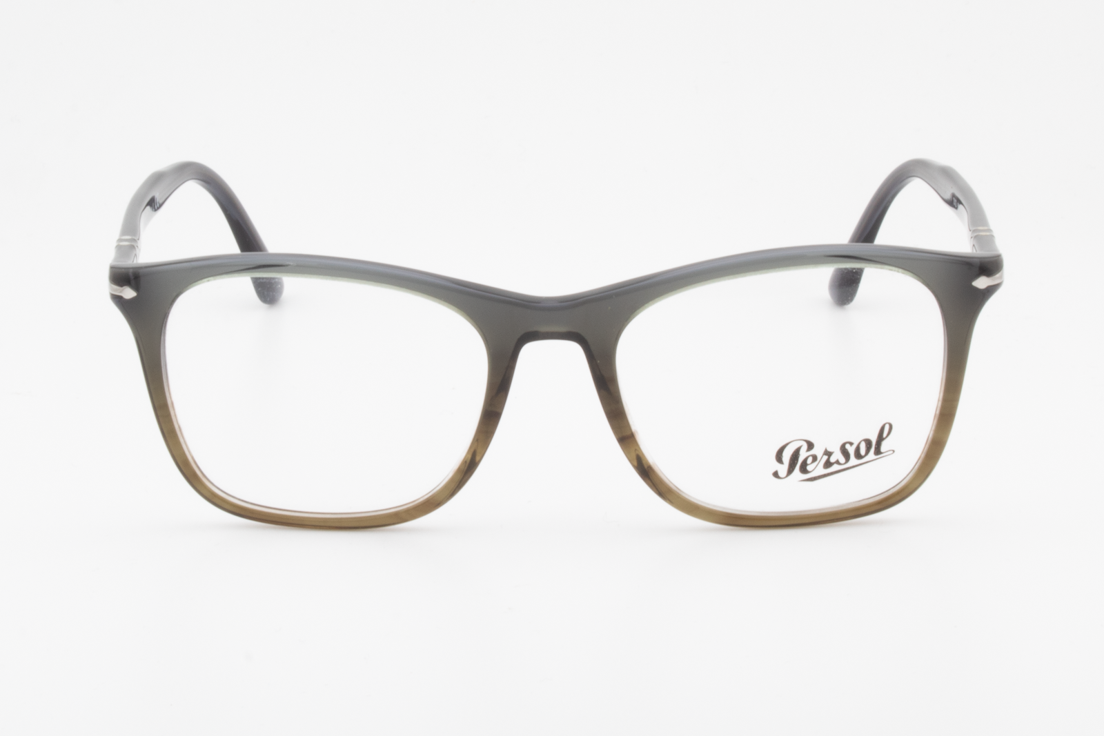 Persol 3188-V  Female Square Glasses Frame Green, Grey 53mm