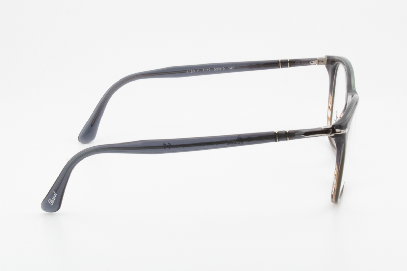 Persol 3188-V  Female Square Glasses Frame Green, Grey 53mm