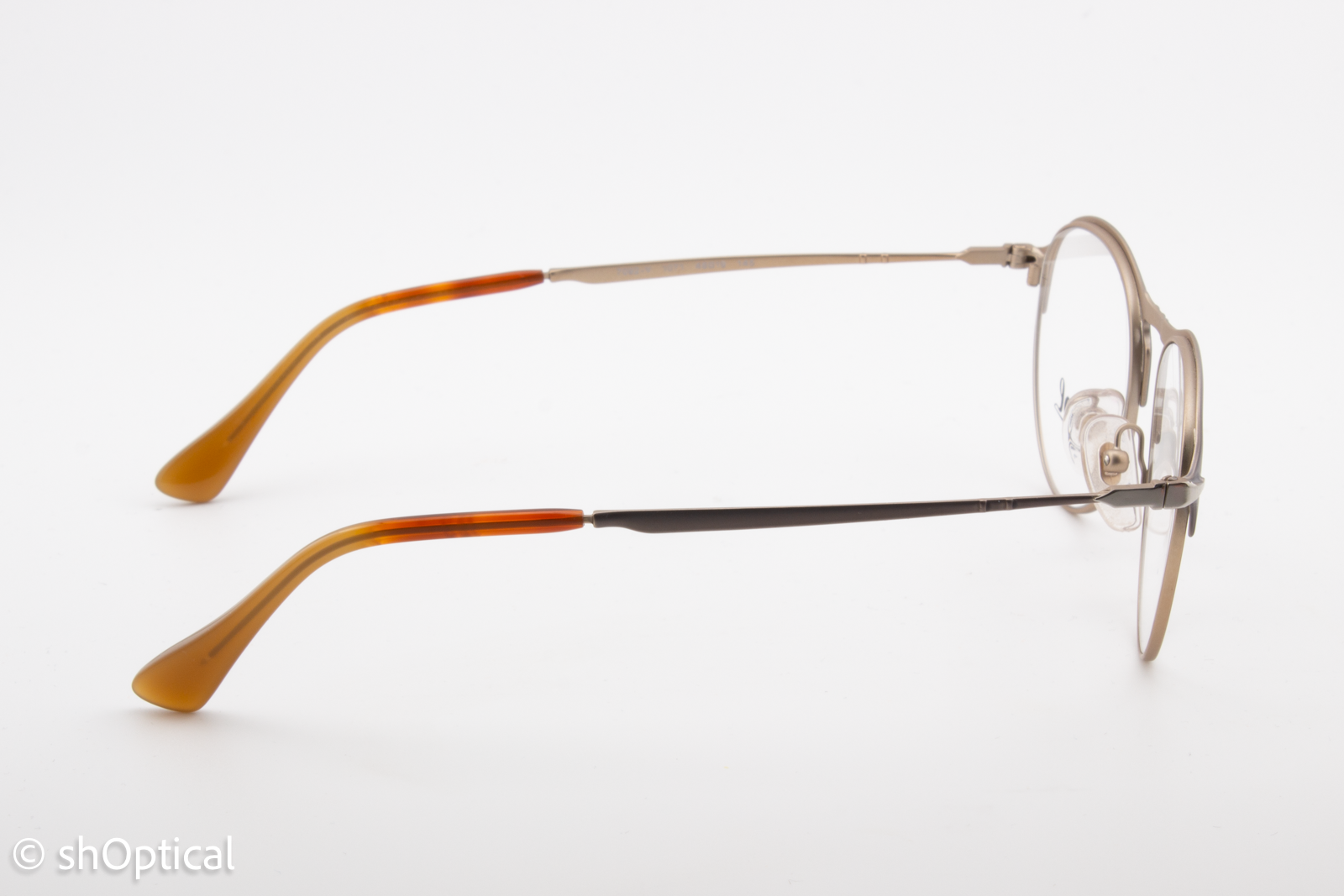 Persol 7092-V  Male Round Glasses Frame Grey/Bronze 48mm