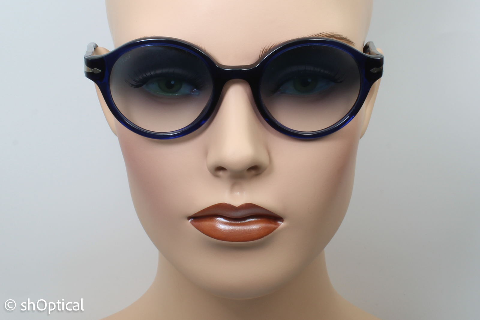 Persol 3098-S 181/3F Unisex Full Rim Sunglasses Dark Blue 50mm