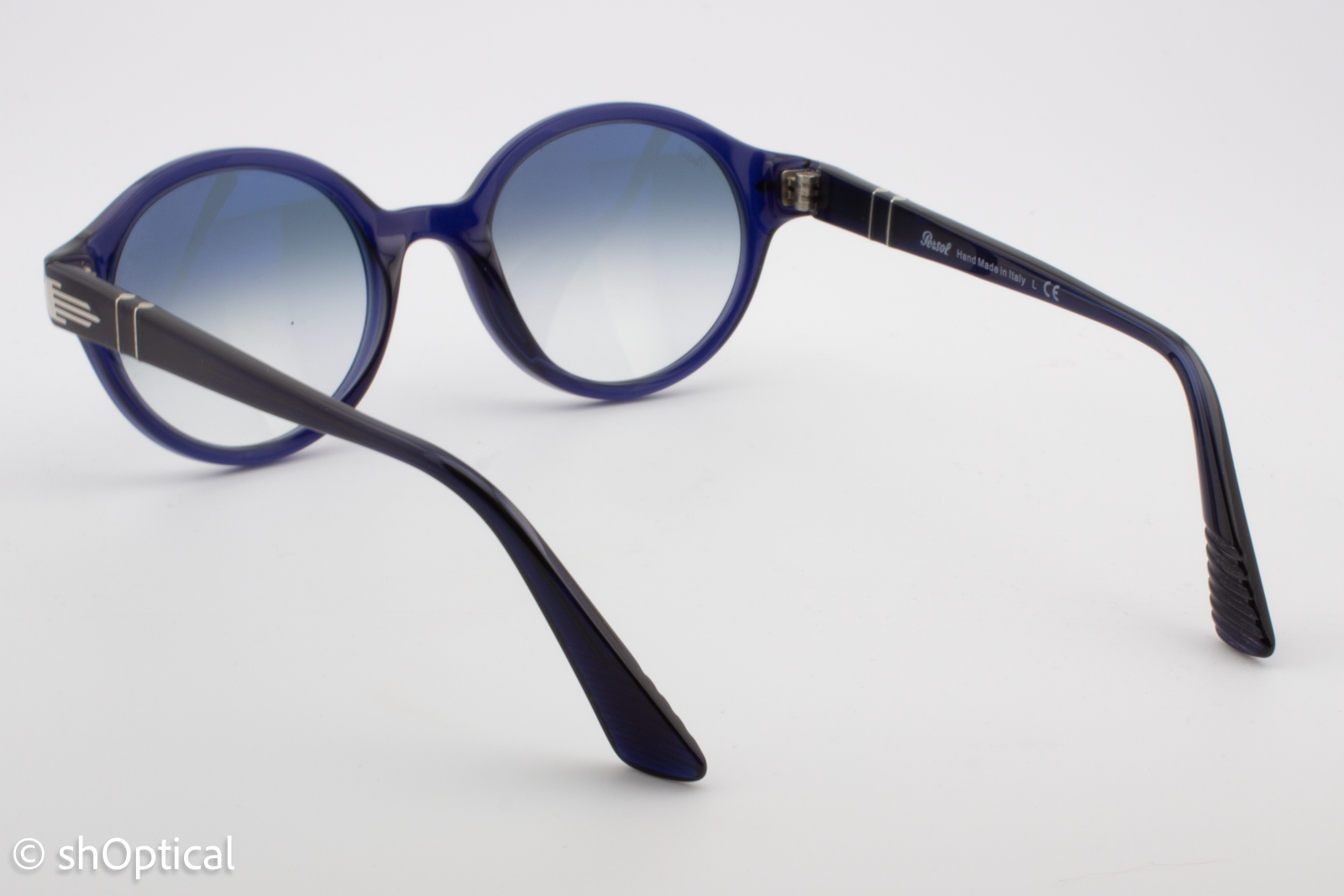 Persol 3098-S 181/3F Unisex Full Rim Sunglasses Dark Blue 50mm