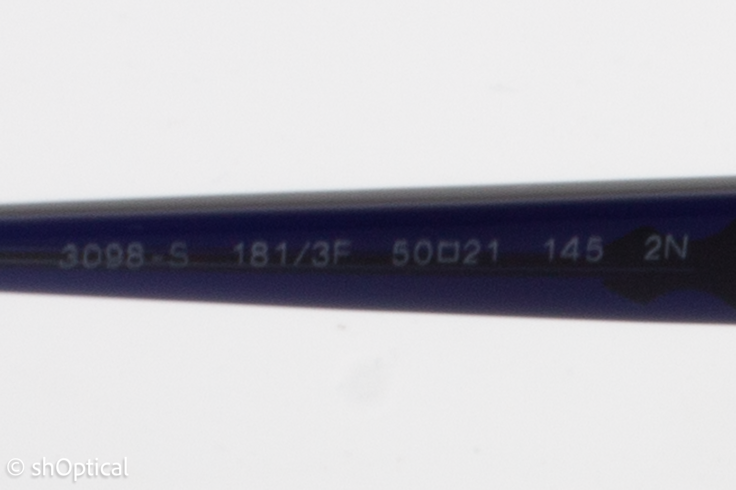 Persol 3098-S 181/3F Unisex Full Rim Sunglasses Dark Blue 50mm