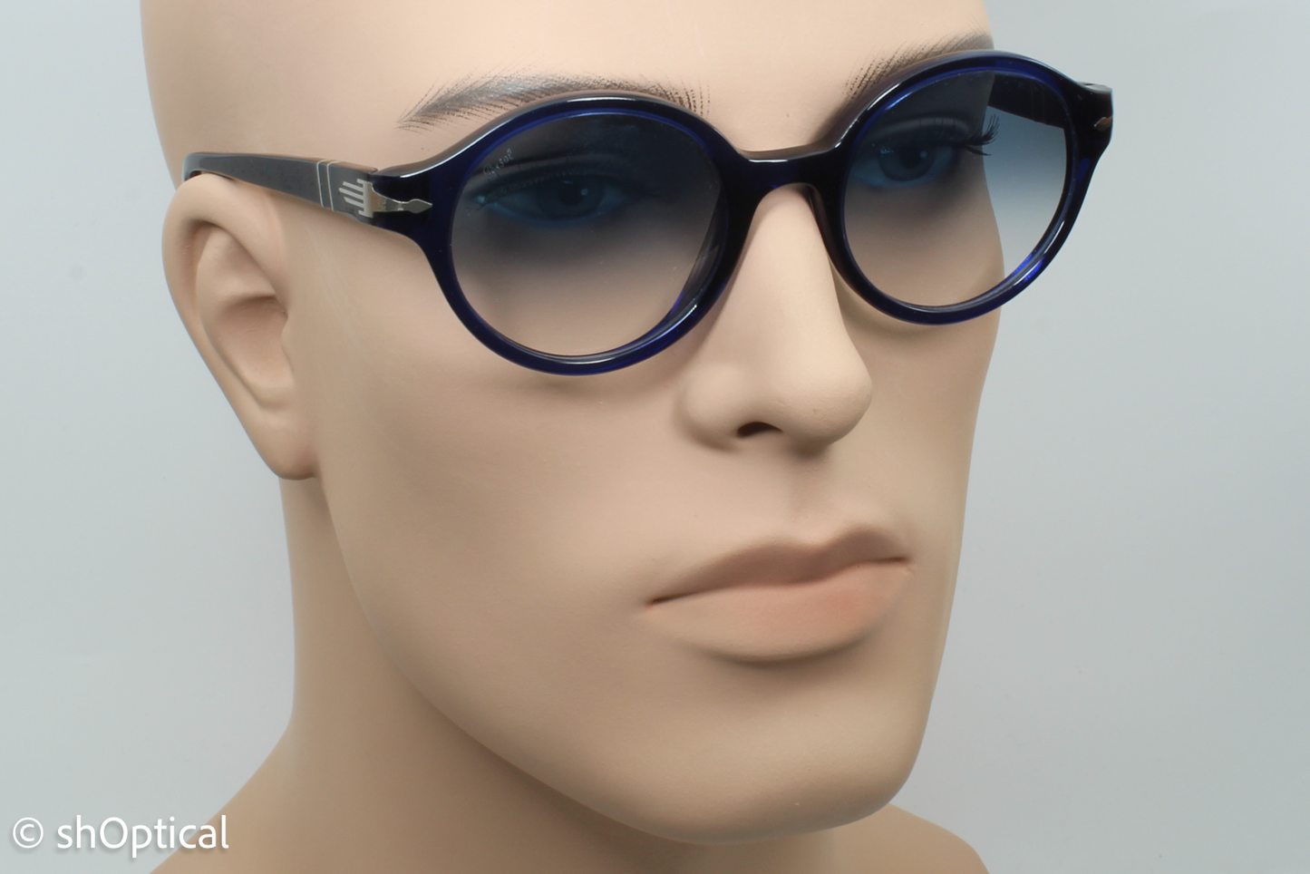 Persol 3098-S 181/3F Unisex Full Rim Sunglasses Dark Blue 50mm