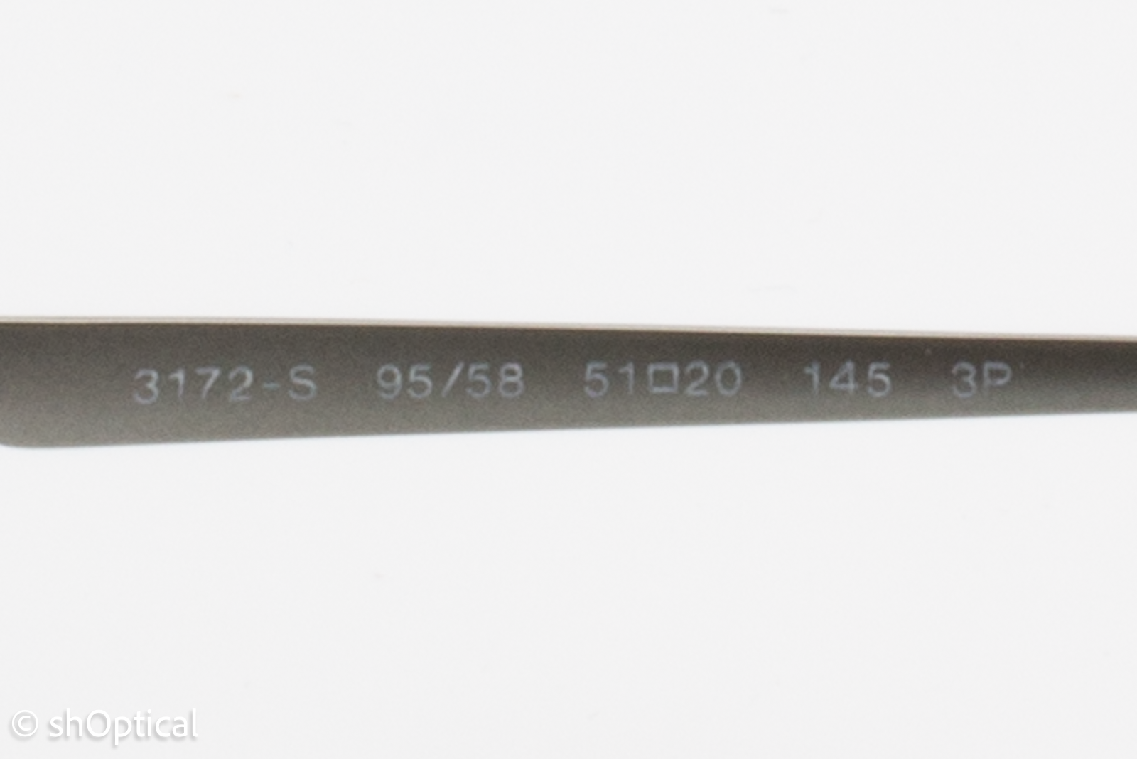 Persol 3172-S 95/58 Mens Full Rim Sunglasses Black & Silver 51mm