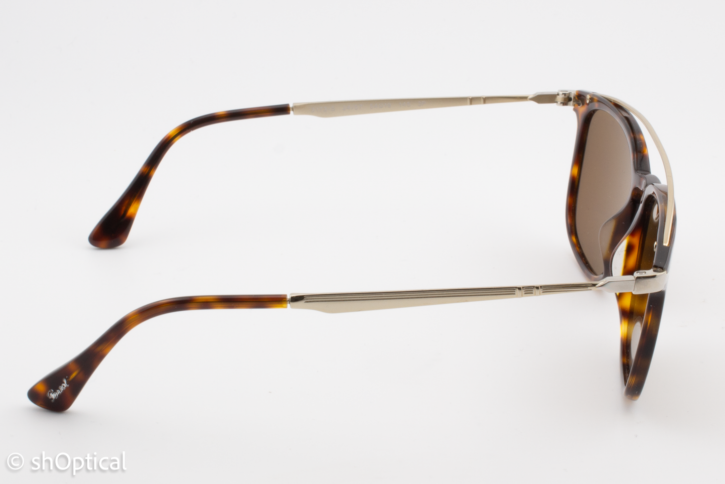 Persol 3173-S 24/57 Mens Full Rim Sunglasses Tortoiseshell & Light Gold 54mm