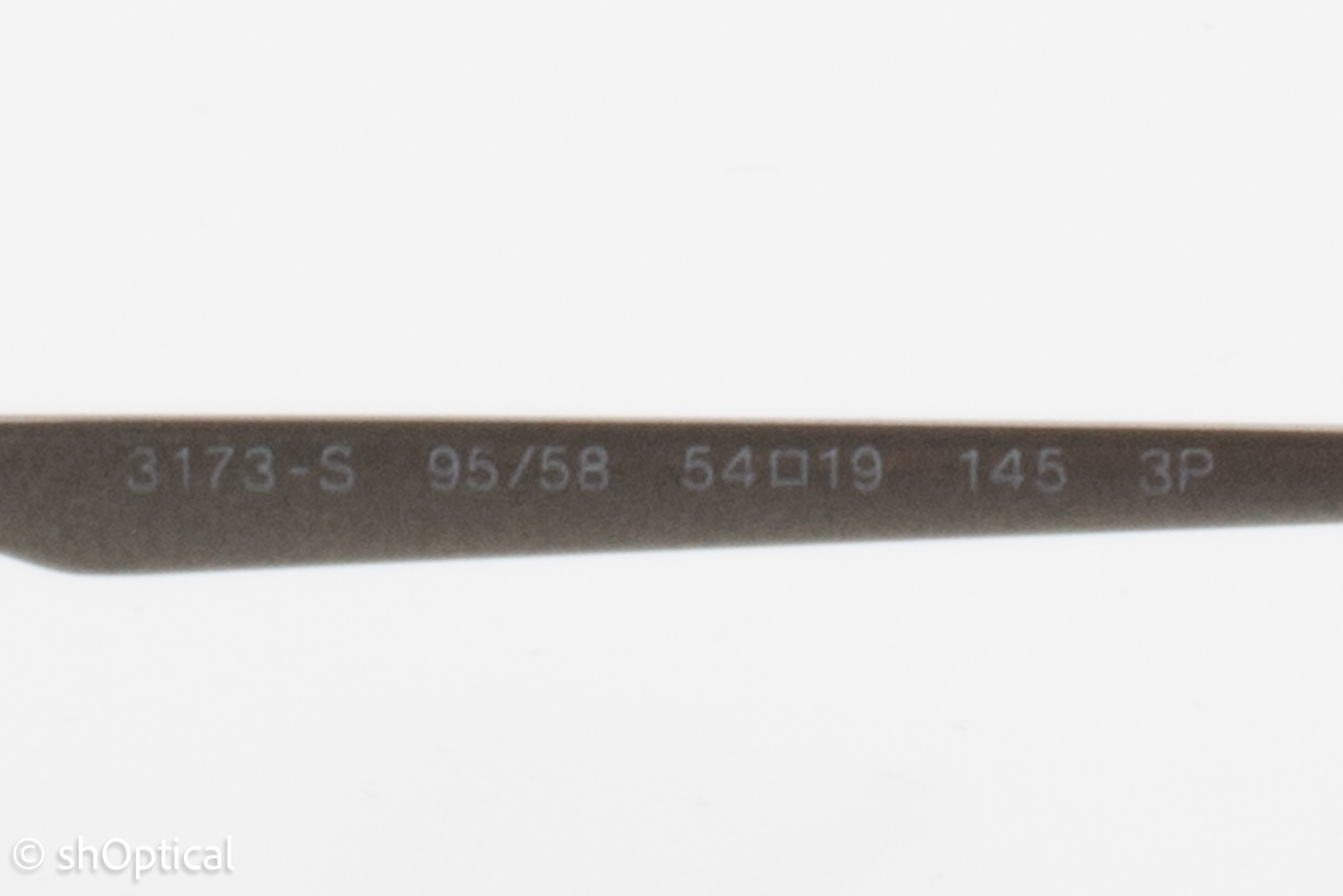 Persol 3173-S 95/58 Mens Full Rim Sunglasses Black & Silver 54mm