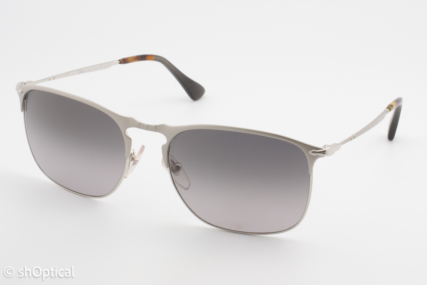 Persol 7359-S 1068/M3 Mens Full Rim Sunglasses Silver 55mm