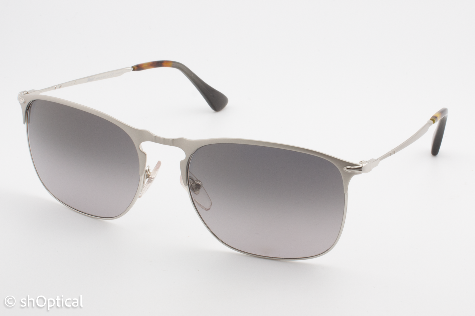 Persol 7359-S 1068/M3 Mens Full Rim Sunglasses Silver 55mm