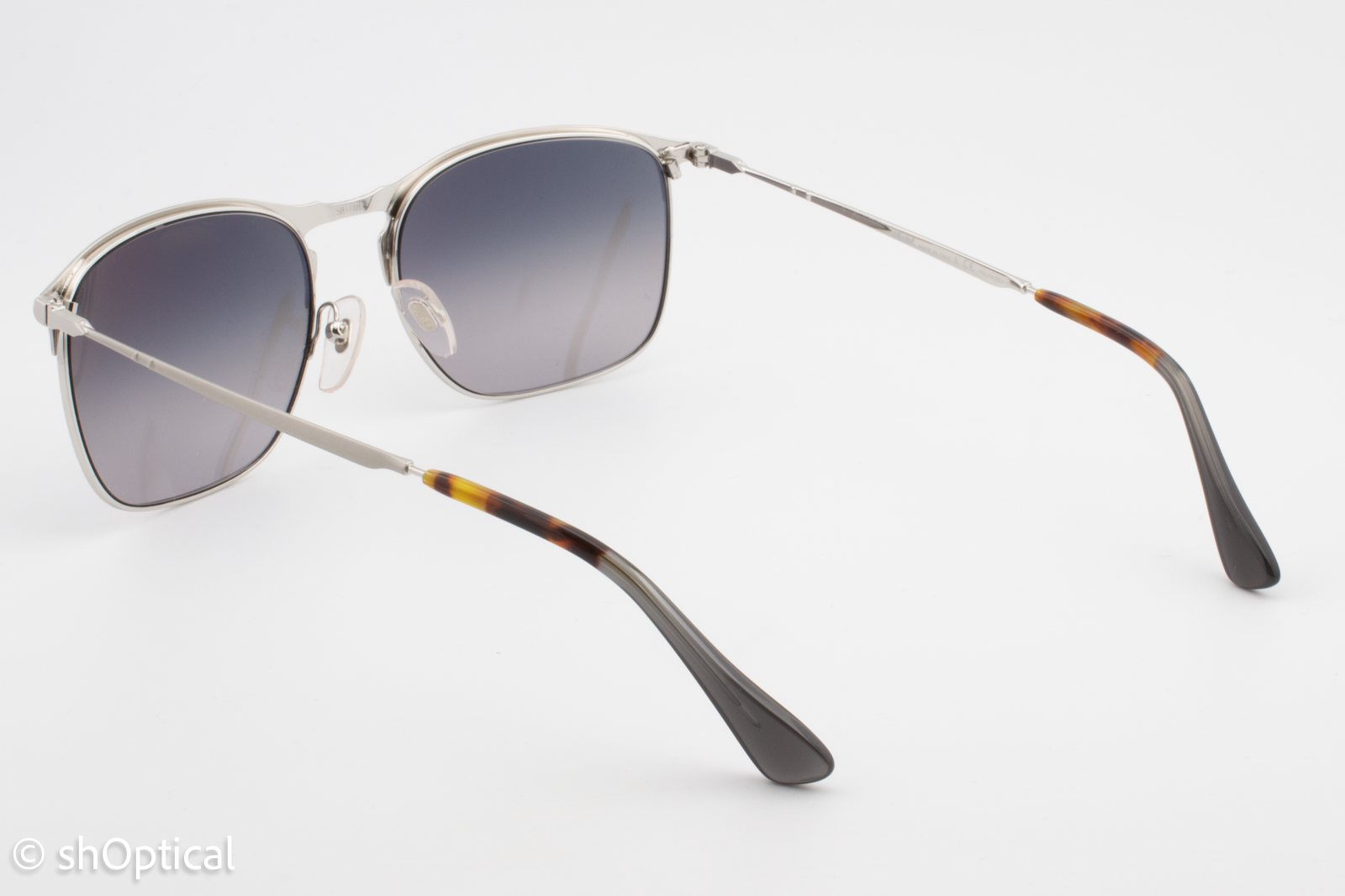 Persol 7359-S 1068/M3 Mens Full Rim Sunglasses Silver 55mm