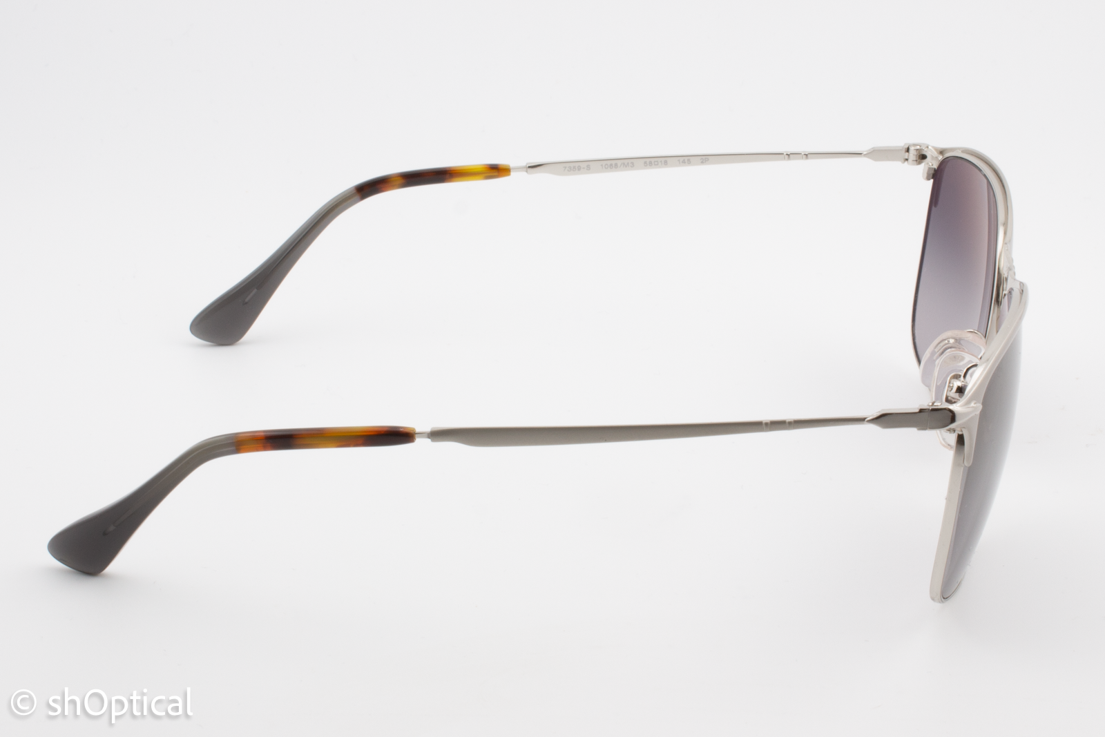 Persol 7359-S 1068/M3 Mens Full Rim Sunglasses Silver 58mm