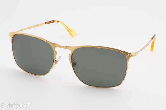 Persol 7359-S 1069/58 Mens Full Rim Sunglasses Gold 58mm