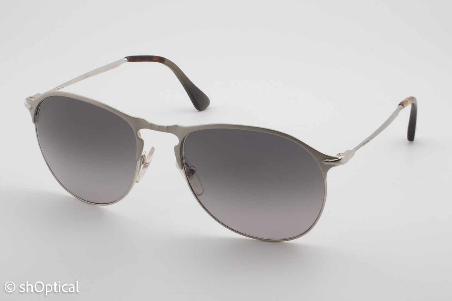 Persol 7649-S 1068/M3 Mens Full Rim Sunglasses Silver 56mm