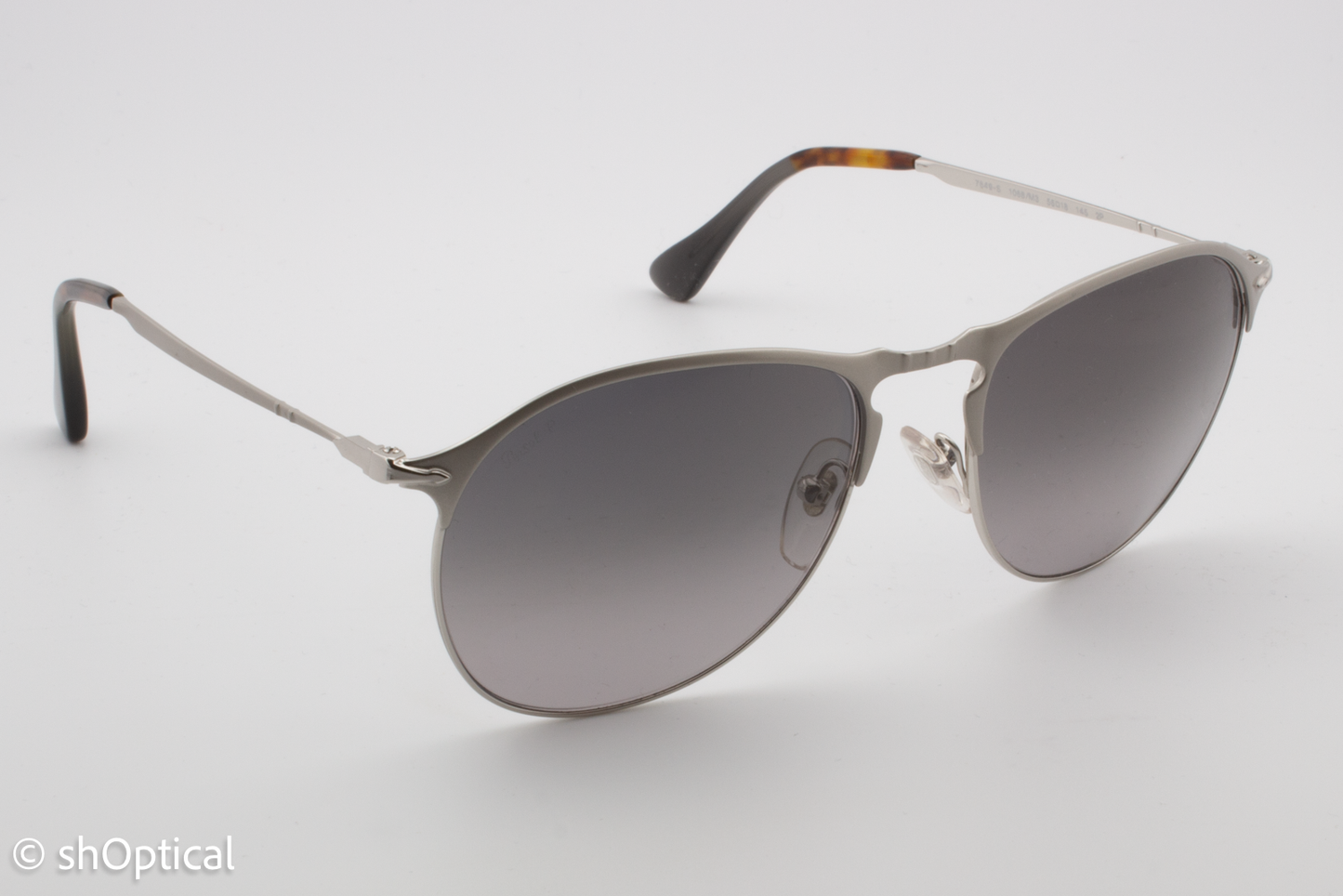 Persol 7649-S 1068/M3 Mens Full Rim Sunglasses Silver 56mm