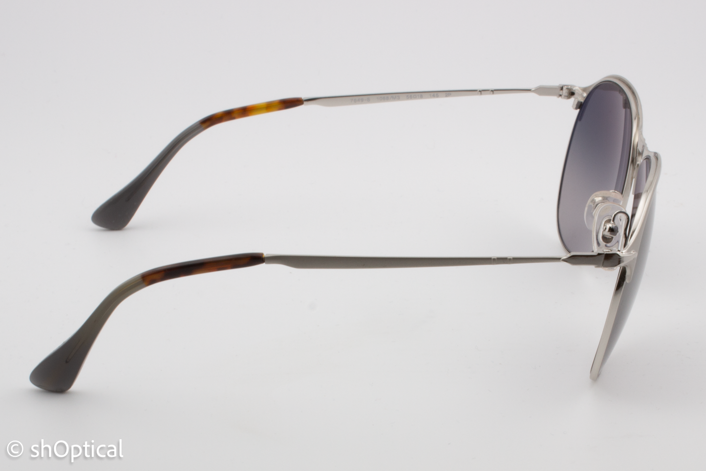 Persol 7649-S 1068/M3 Mens Full Rim Sunglasses Silver 56mm