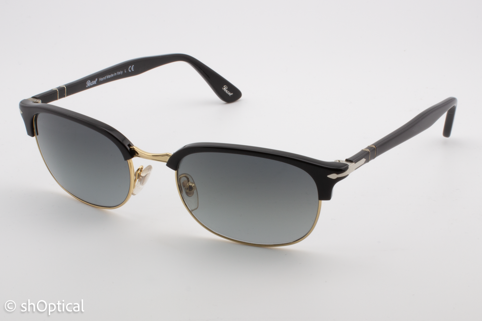 Persol 8139-S 95/71 Mens Full Rim Sunglasses Black 55mm