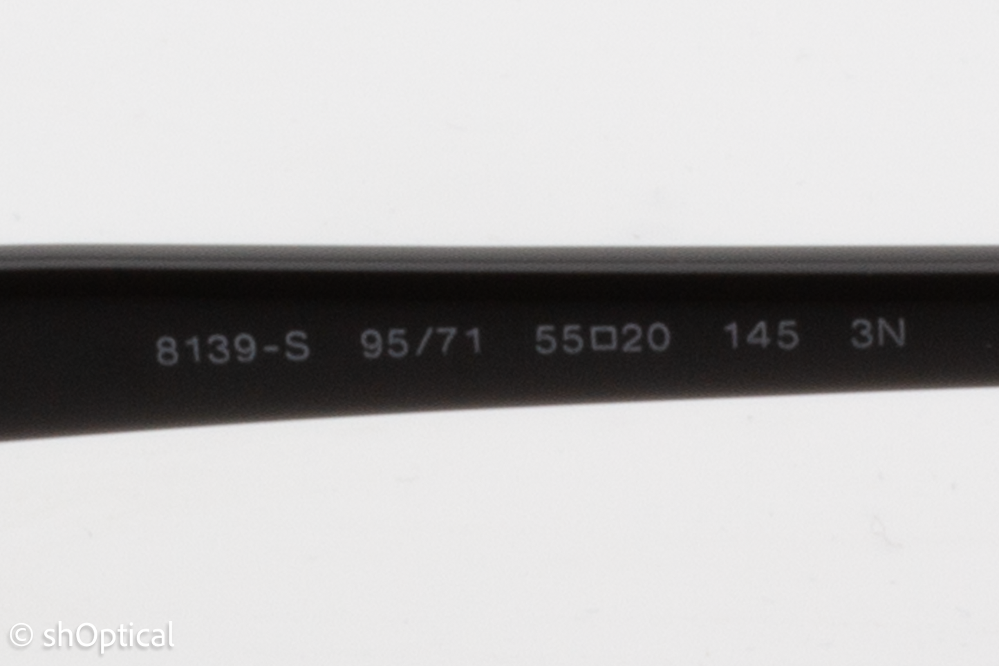 Persol 8139-S 95/71 Mens Full Rim Sunglasses Black 55mm