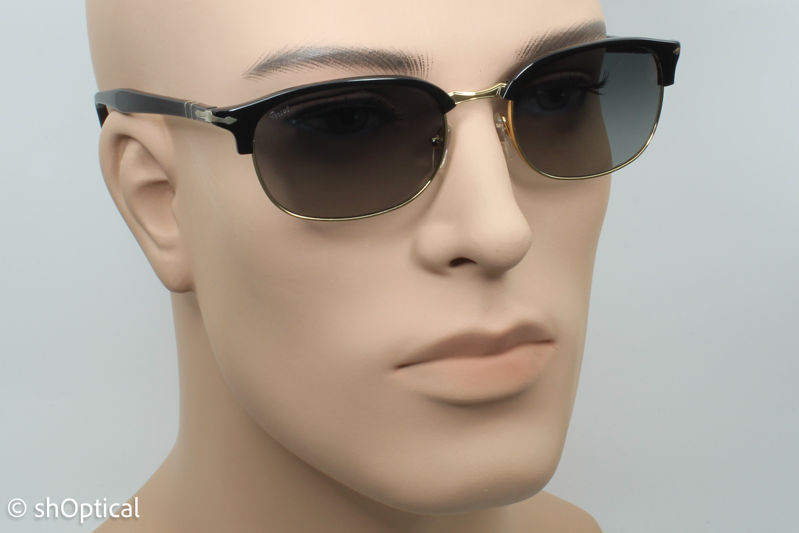 Persol 8139-S 95/71 Mens Full Rim Sunglasses Black 55mm