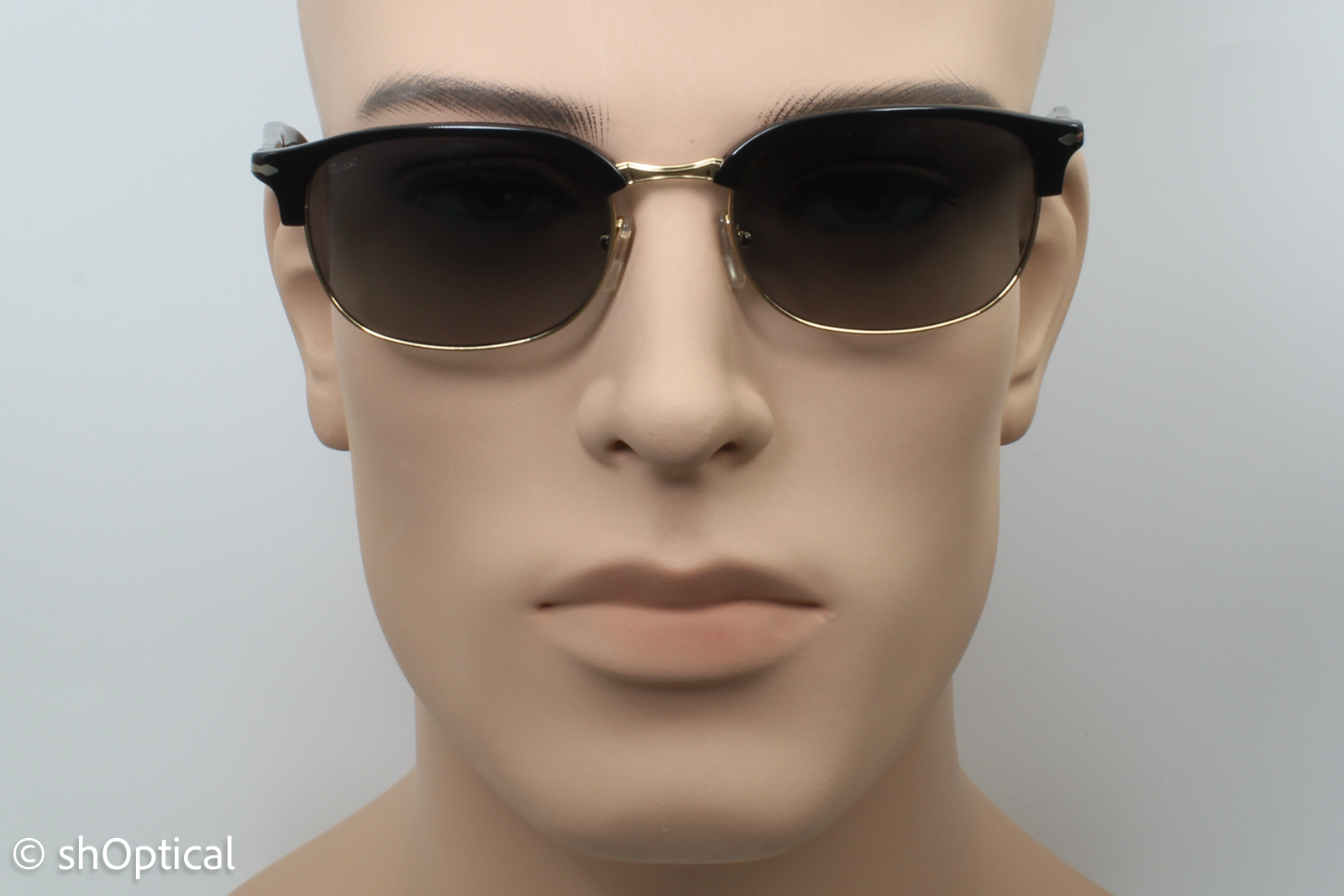 Persol 8139-S 95/71 Mens Full Rim Sunglasses Black 55mm