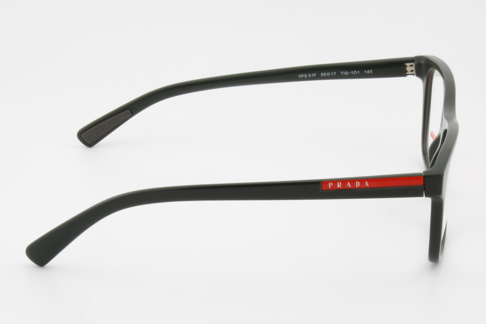 Prada VPS01F  Unisex Square Glasses Frame Dark Matte Green 55mm