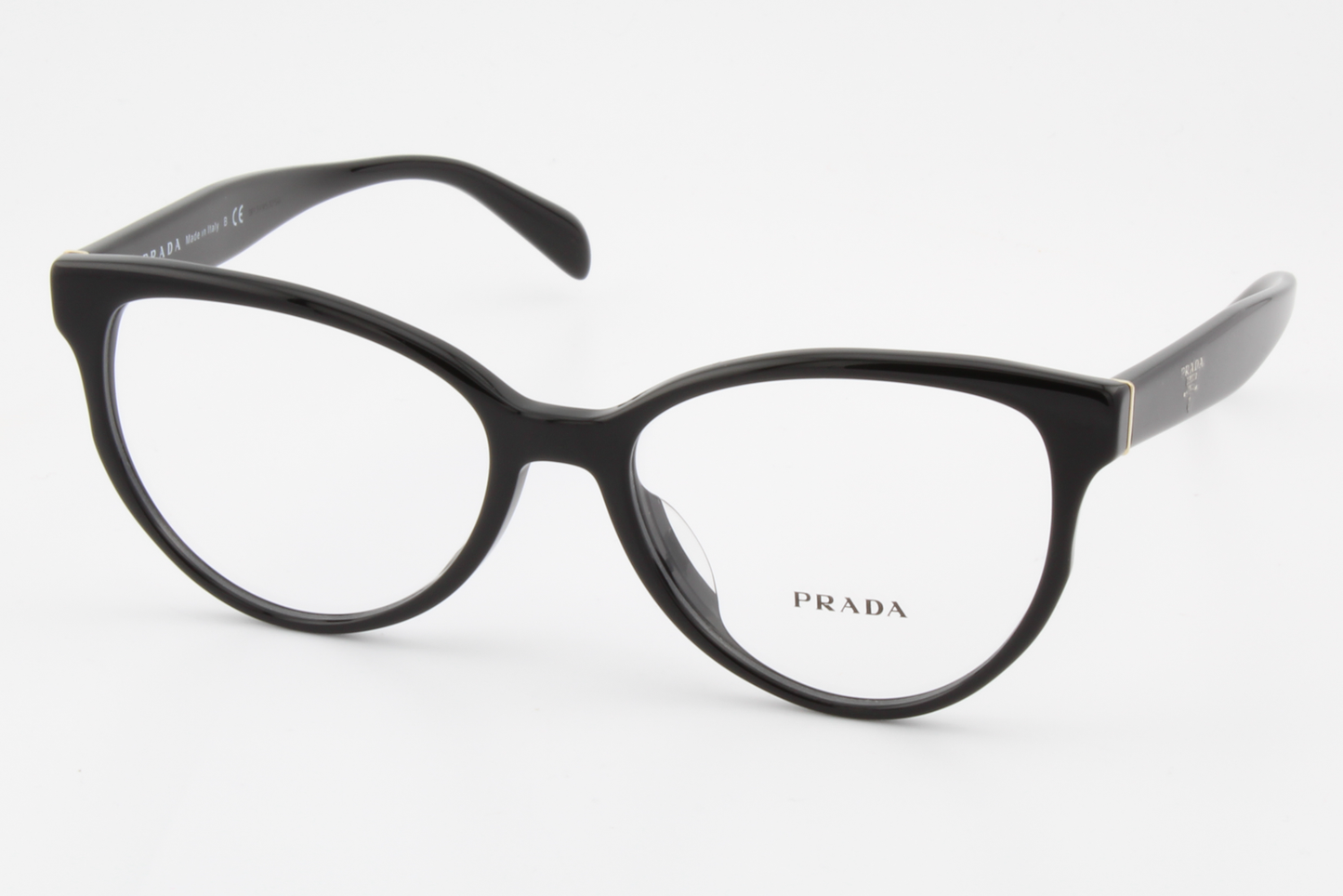 Prada VPR01U-F  Female Cat Eye Glasses Frame Black 54mm